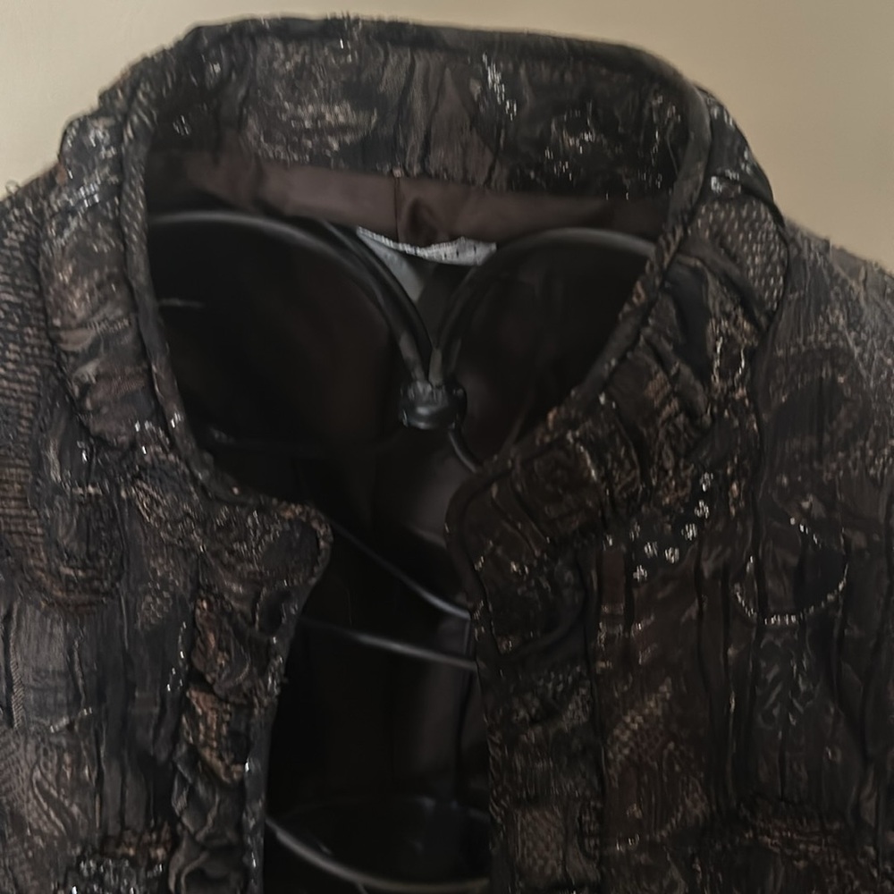 Jacket brown/black/silver threading' - Picture 4 of 7